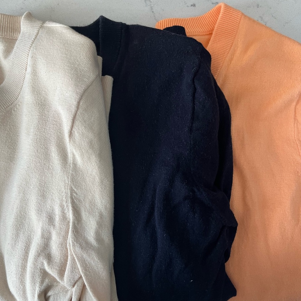 3 J.Crew Clare cardigans